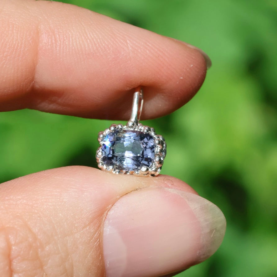 Grey Spinel Divination Pendant