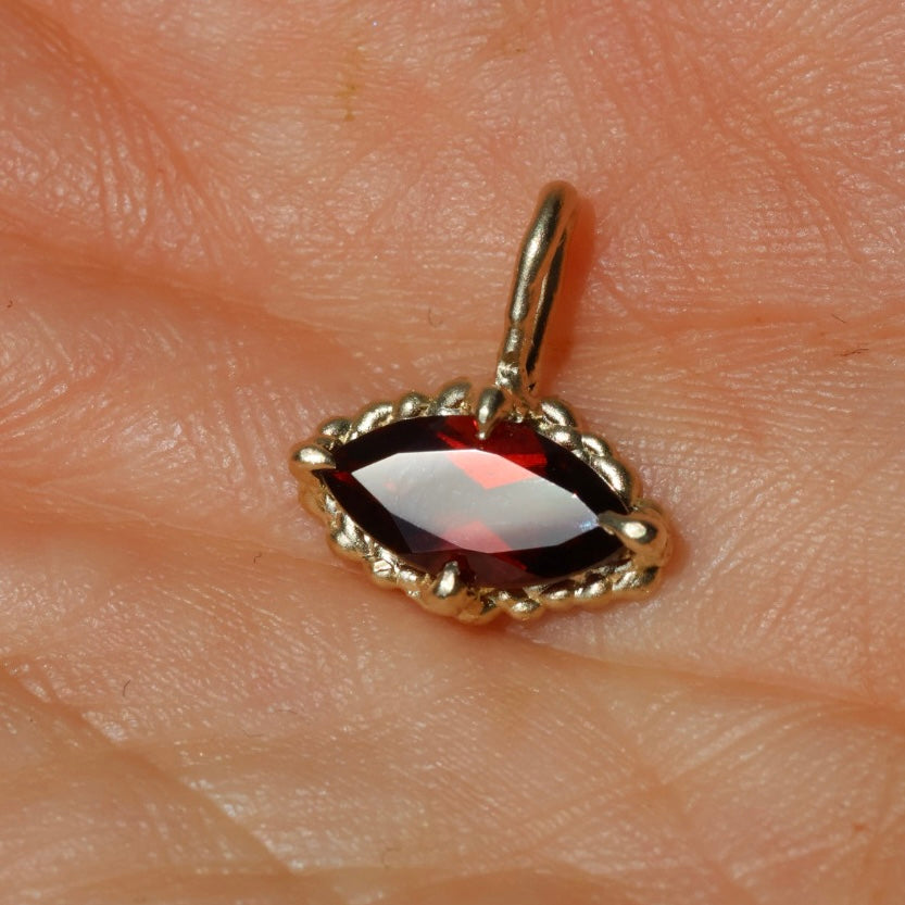 Garnet Divination Pendant