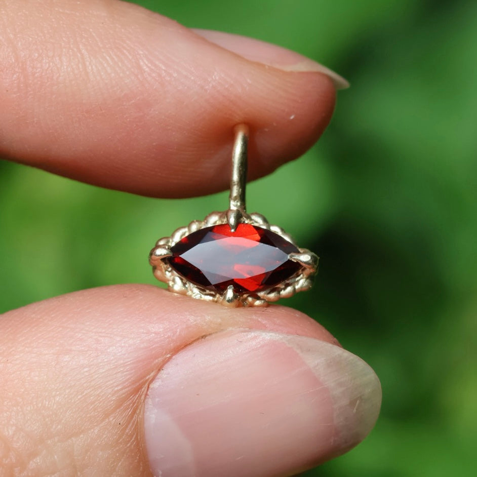 Garnet Divination Pendant